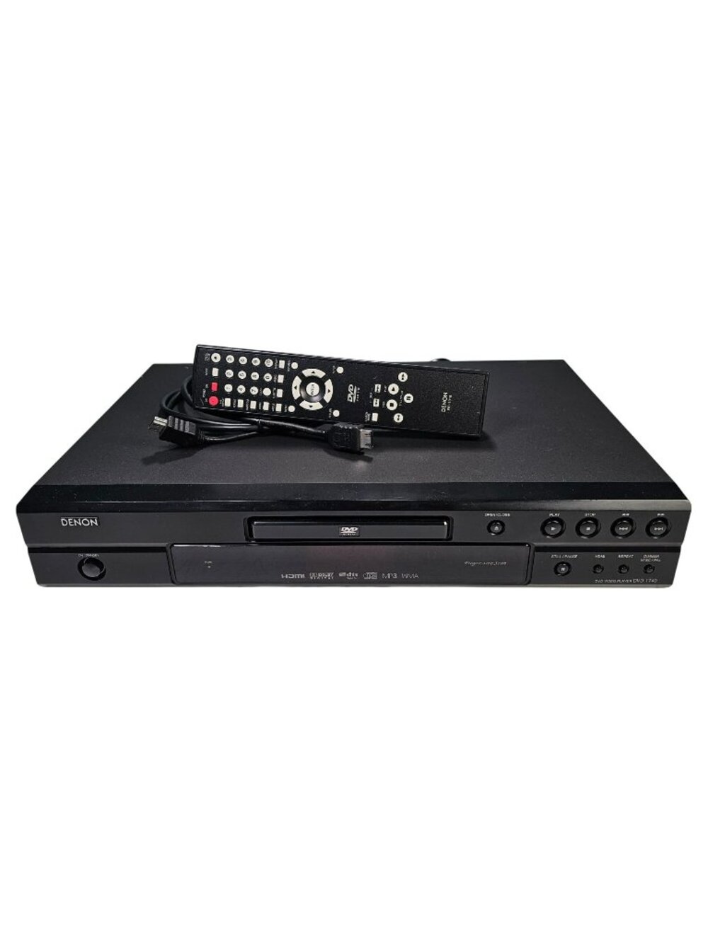 Denon DVD-1740 HDMI Progressive Scan DVD Player With Remote & HDMI Cable